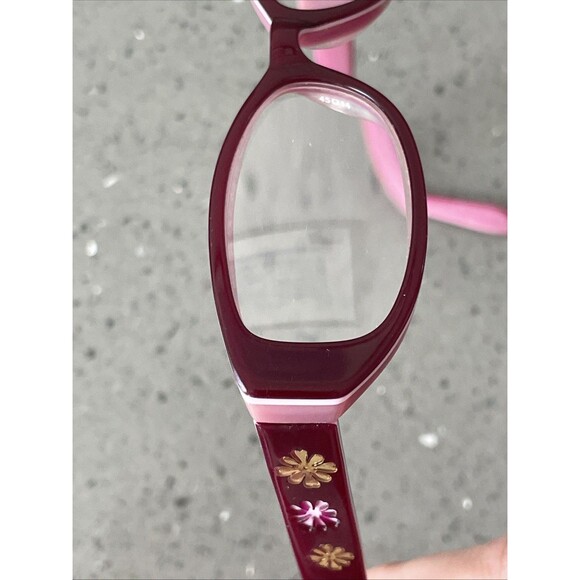 OCCHI 2007 Pink Eyeglasses Frames ONLY 45-14-130 Oval purple kids - Picture 11 of 12